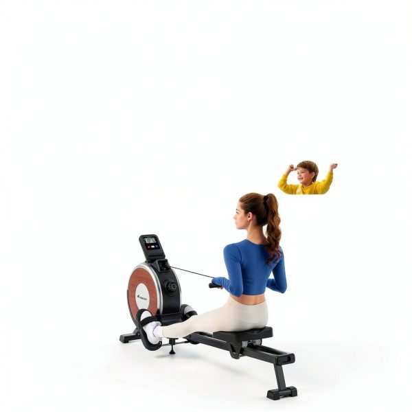 MERACH Q1S Magnetic Rowing Machine Quiet Resistance 350lb-6