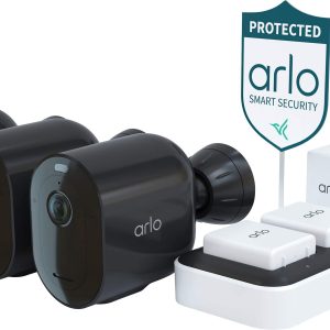 Arlo Pro 5S 2K Wireless Security Camera Bundle Black-0