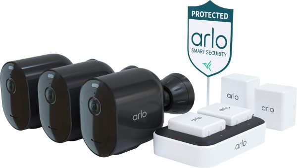 Arlo Pro 5S 2K Wireless Security Camera Bundle Black-0