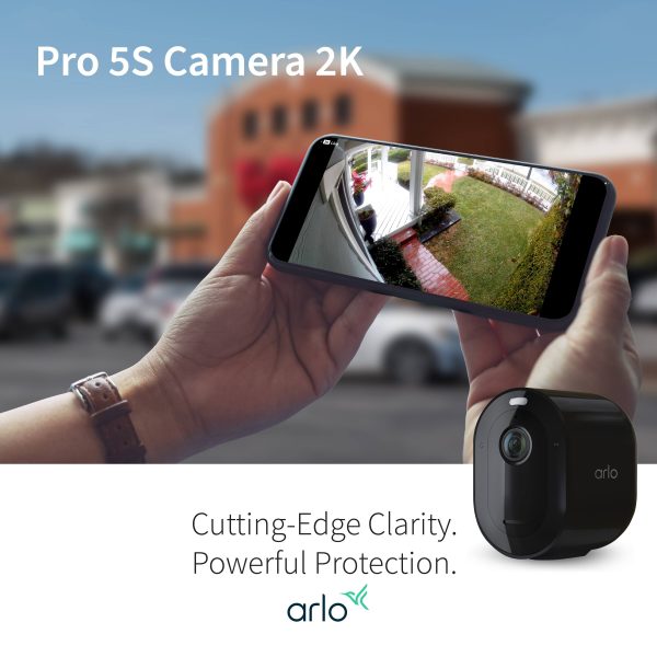 Arlo Pro 5S 2K Wireless Security Camera Bundle Black-7