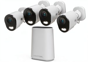 Night Owl 8 Channel 4 Camera Indoor Outdoor Wi Fi Security-0