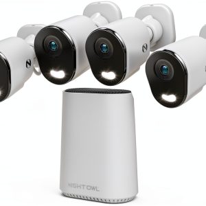 Night Owl 8 Channel 4 Camera Indoor Outdoor Wi Fi Security-0