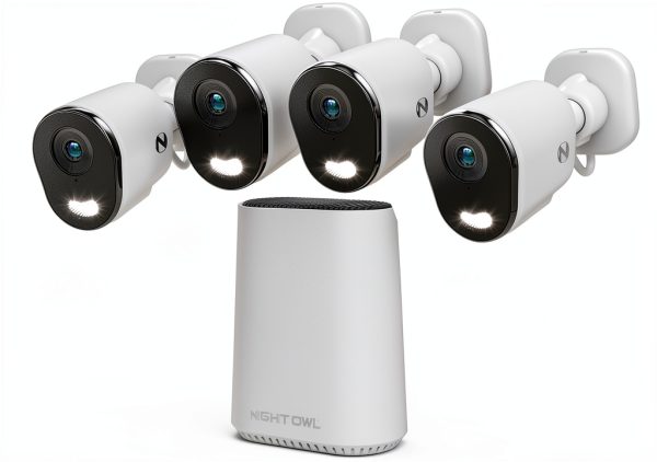 Night Owl 8 Channel 4 Camera Indoor Outdoor Wi Fi Security-0