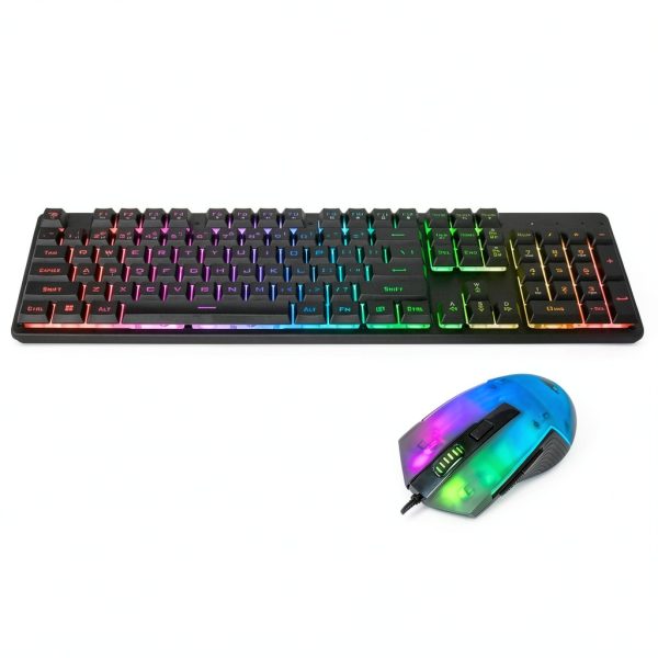 iBUYPOWER Chimera KM7 RGB Keyboard & Optical Mouse Bundle Black-2