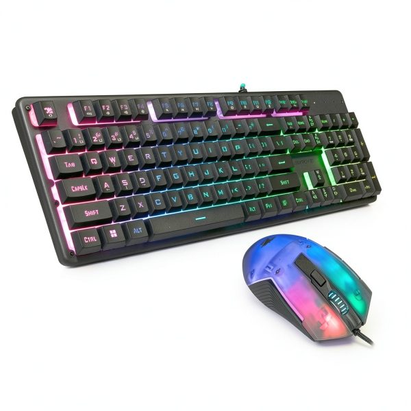 iBUYPOWER Chimera KM7 RGB Keyboard & Optical Mouse Bundle Black-3