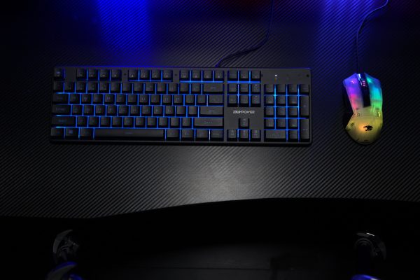 iBUYPOWER Chimera KM7 RGB Keyboard & Optical Mouse Bundle Black-9