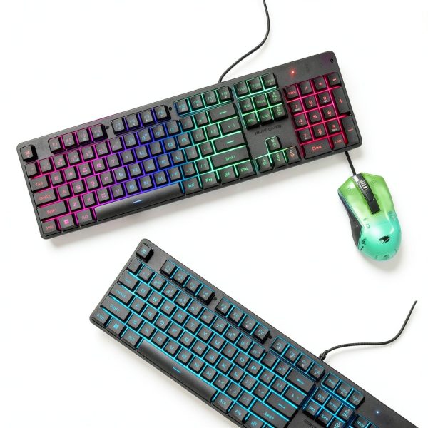 iBUYPOWER Chimera KM7 RGB Keyboard & Optical Mouse Bundle Black-8